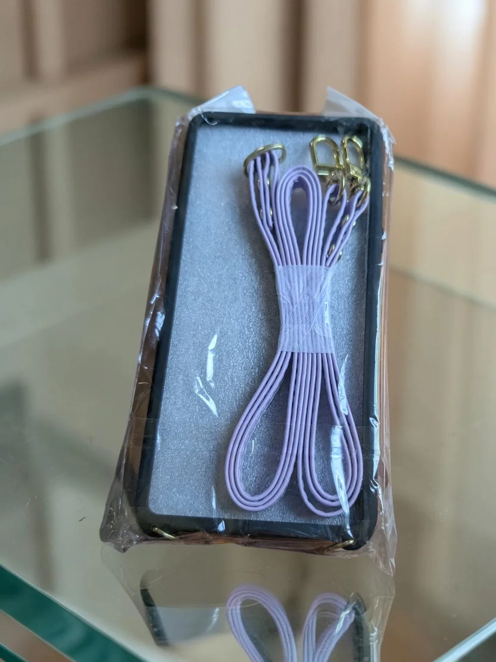 Lipvina Google Pixel 7 Case Lavender Leather Card Holder Ring Stand Lanyard NWT